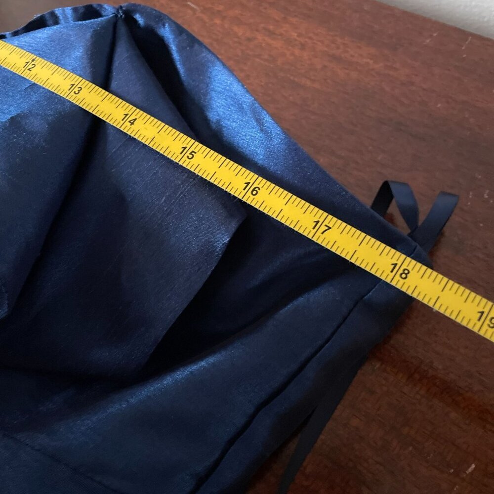 NWT Anthropologie Hutch Tulle Navy Bow Dress SZ 10 Coquette Formal strapless - Picture 7 of 11